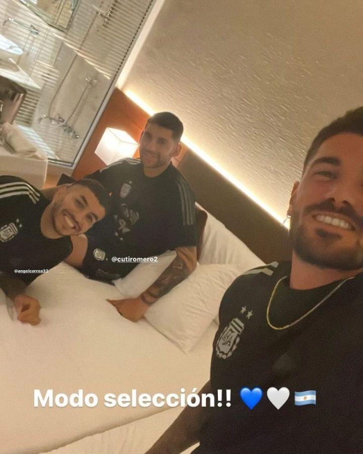 Imagen "En Modo Selección" ya se encuentran Correa, De Paul y Romero
