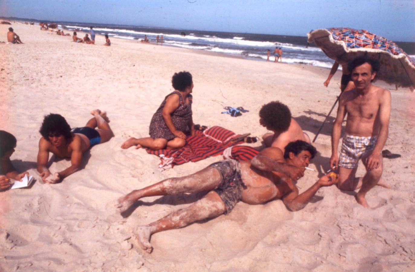 Imagen Las vacaciones de la familia Maradona en la playa.