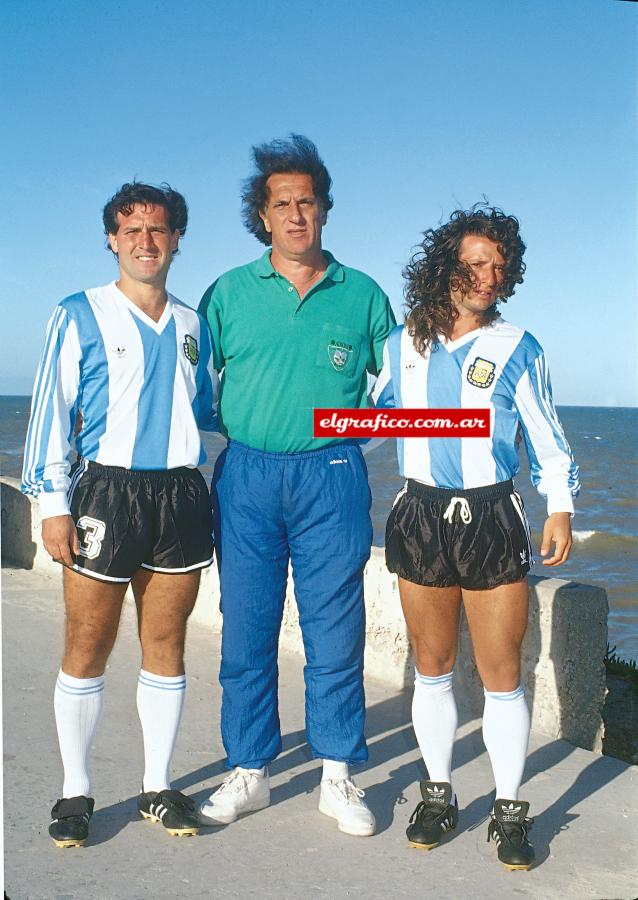 Imagen En la mayor, con Basile y Sergio Zarate. 