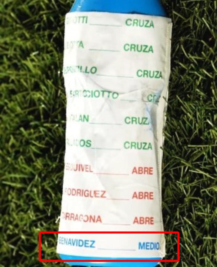 Imagen El famoso machete del que habló Benavídez.