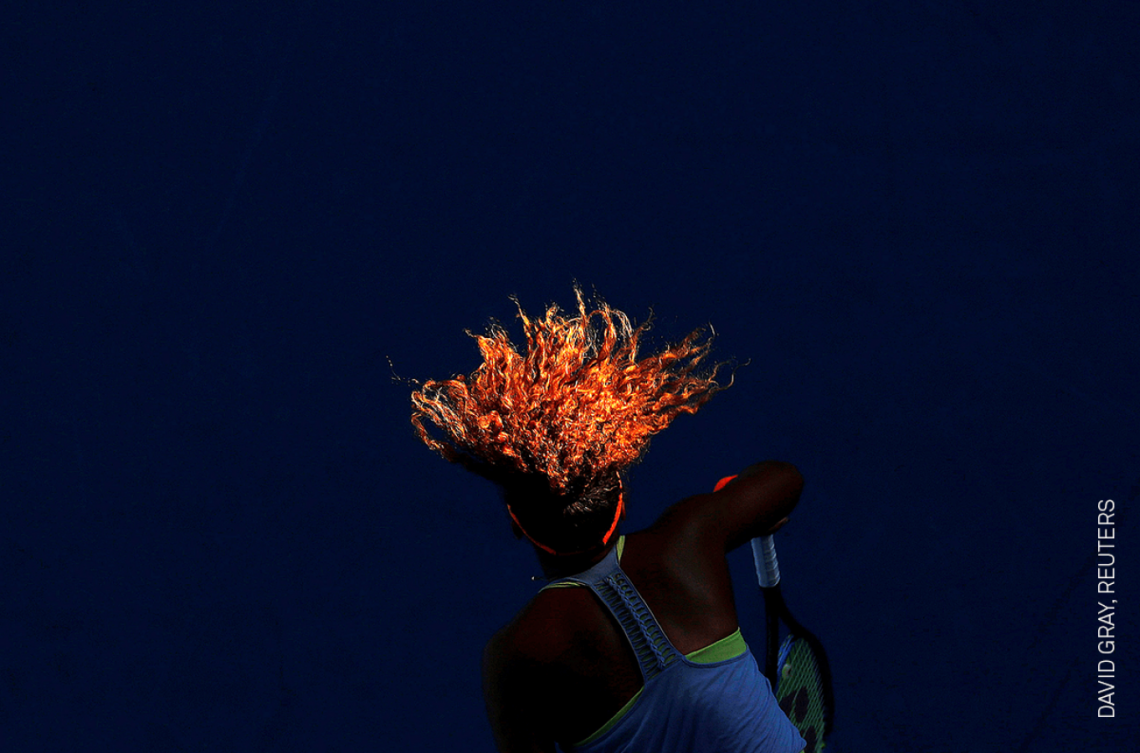 "Servicio de luz solar". Foto: David Gray (Reuters)