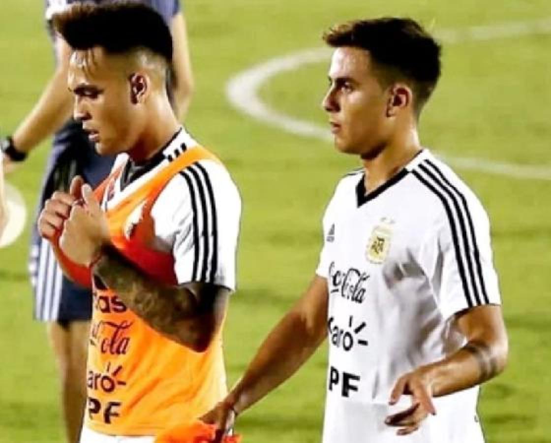 Imagen Lautaro Martínez y Dybala, otras dos sensibles ausencias.