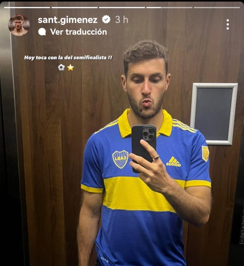 Imagen Santi Giménez y su amor por Boca.