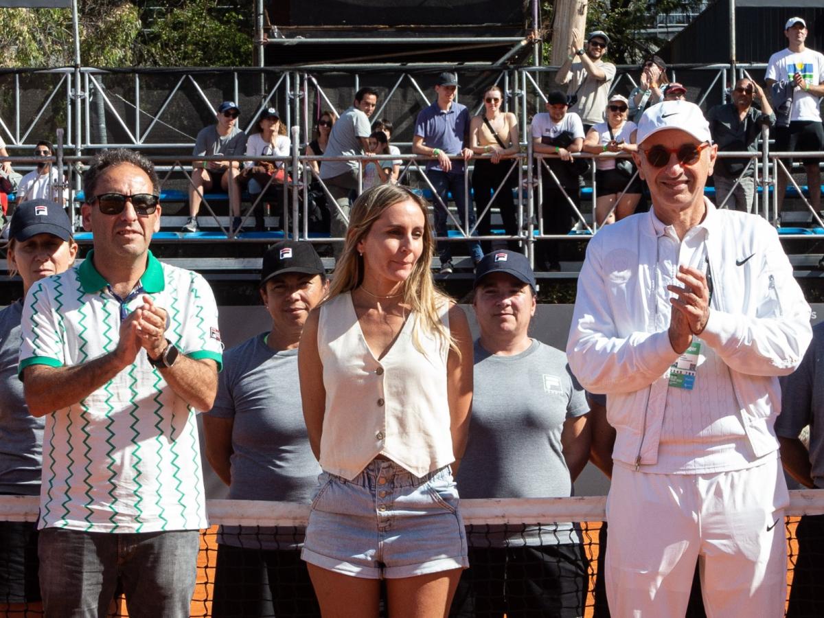 Imagen Gisela Dulko, una ex estrella del tenis argentino presente en el torneo.