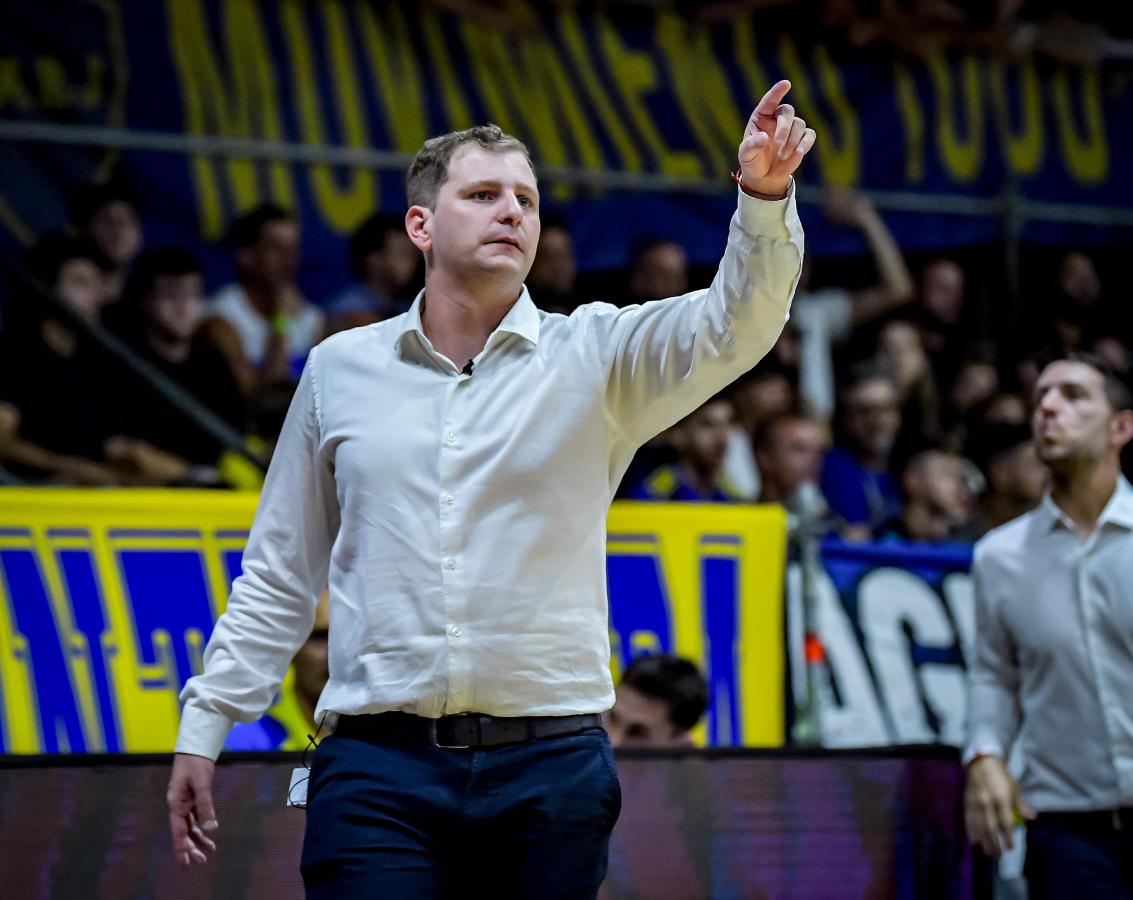 Imagen Gonzalo Pérez, el técnico de Boca Básquet. Foto: @LigaNacional