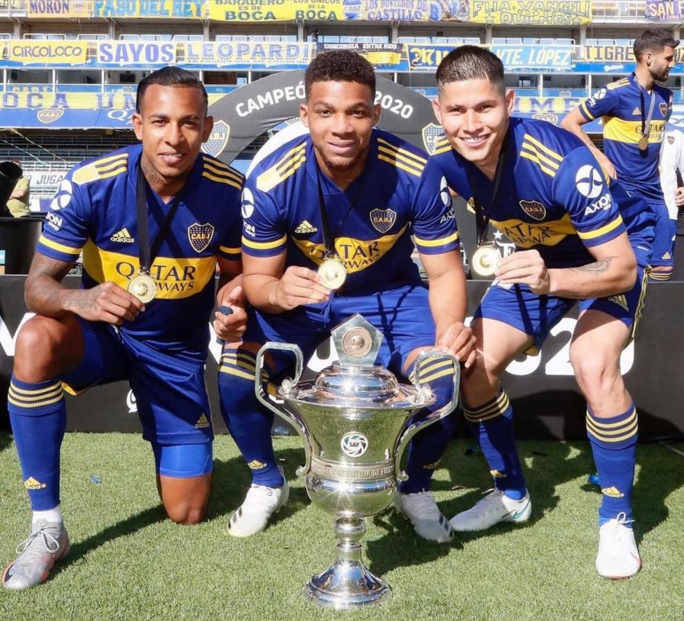 Imagen Villa, Fabra y Campuzano, tres de los colombianos del plantel actual de Boca