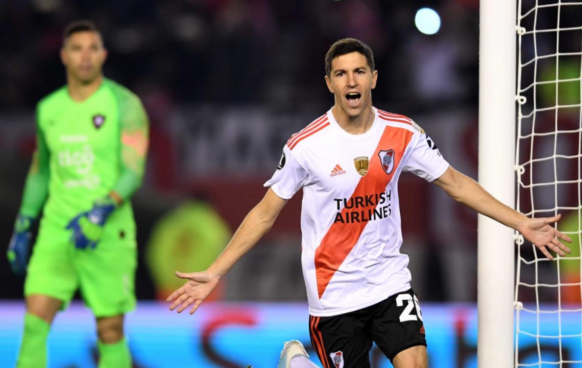 Imagen Nacho lo grita, Carrizo se lamenta. River 1 a 0.