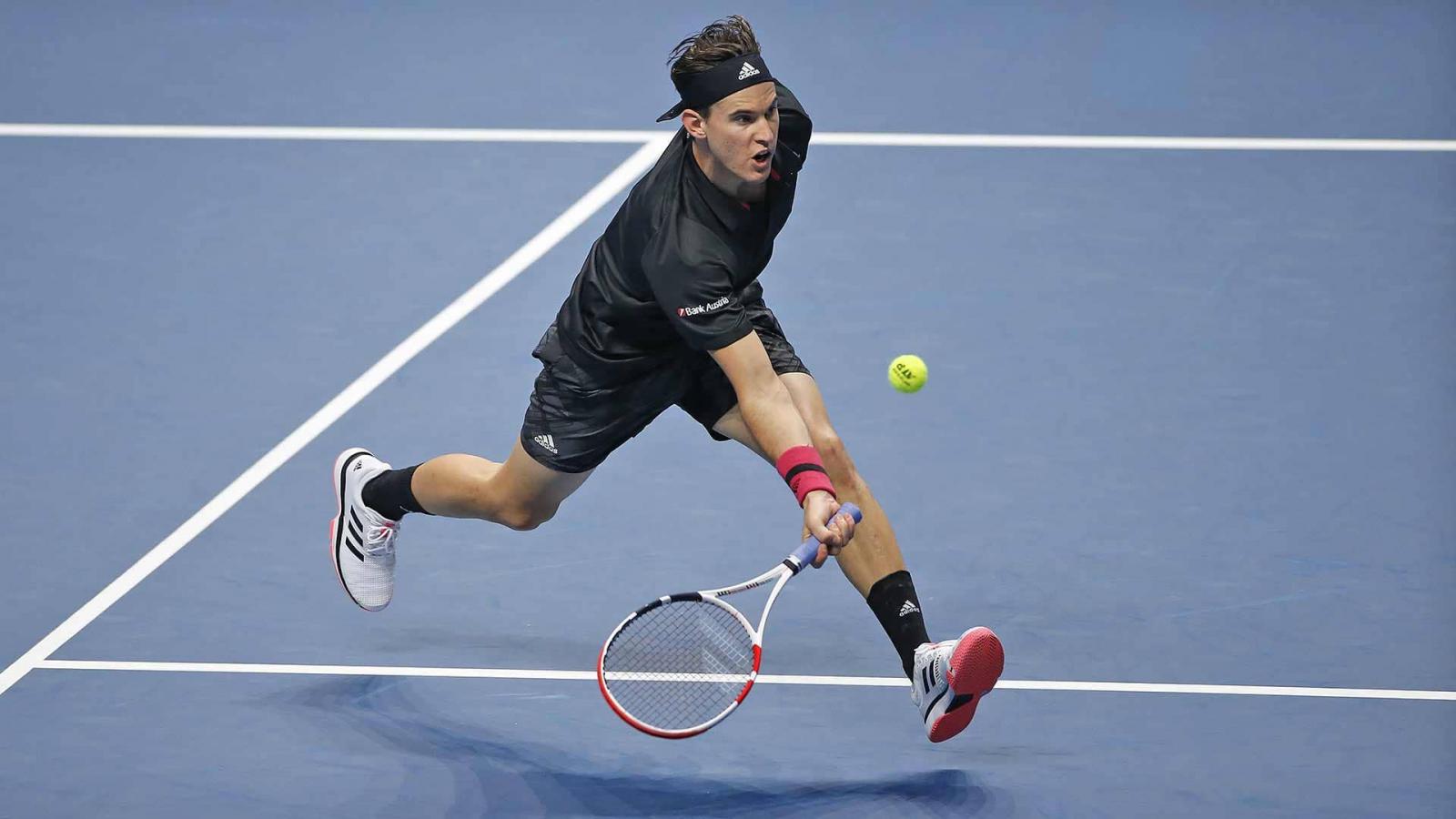 Imagen Thiem inauguró la jornada con un triunfo sobre Tsitsipás.