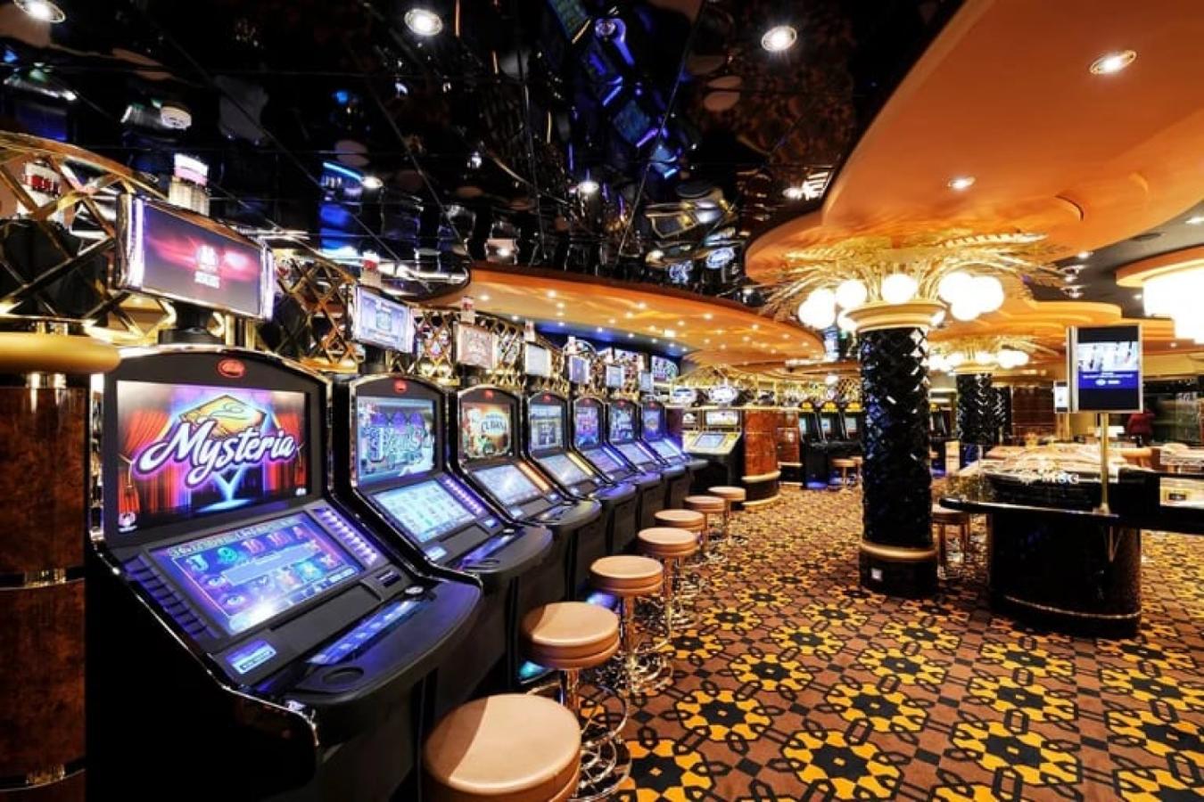 Imagen El casino, uno de los principales atractivos del crucero de Neymar.
