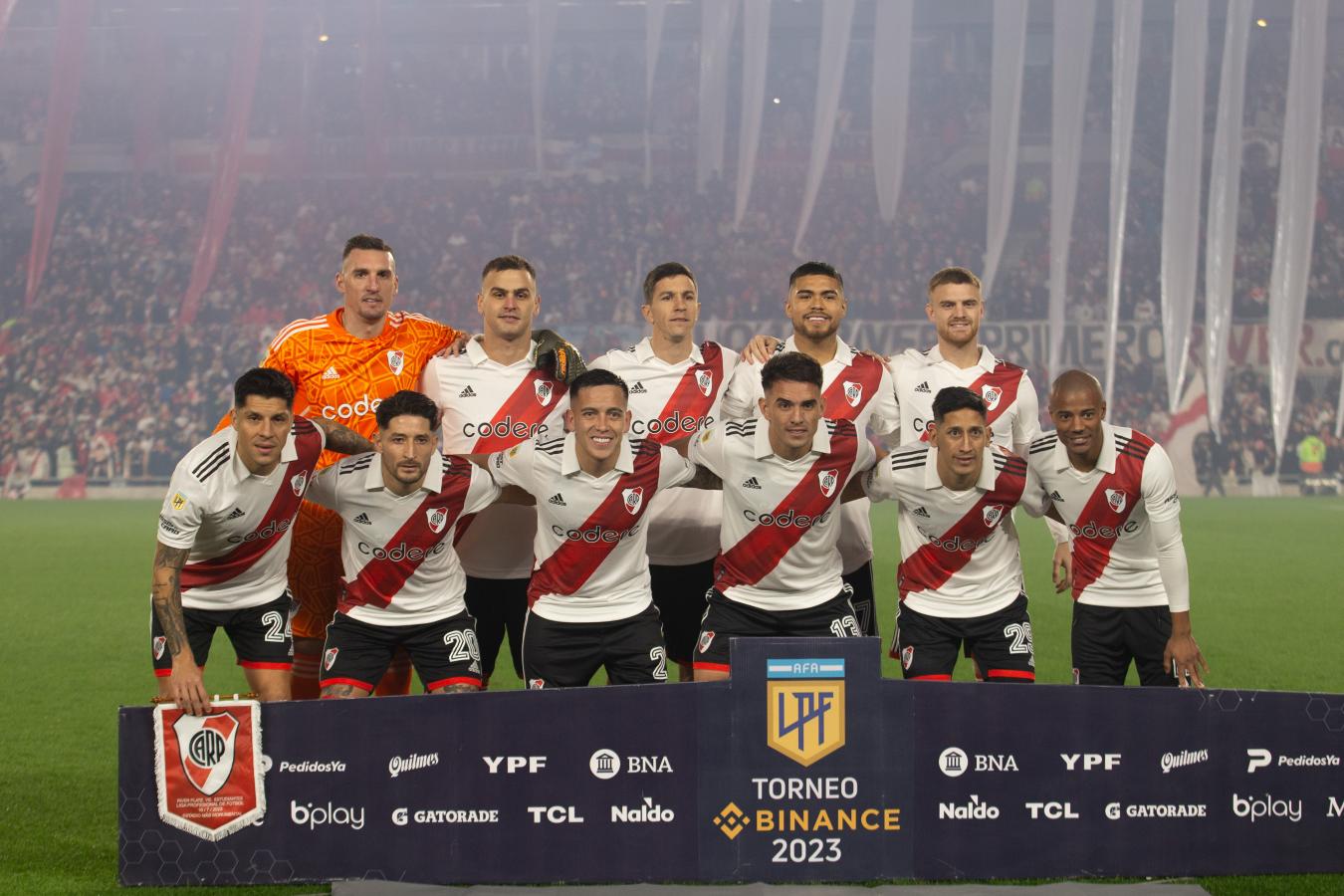 Imagen Aquí están, estos son: los 11 titulares de River en la consagración de la Liga Profesional (GONZALO COLINI)