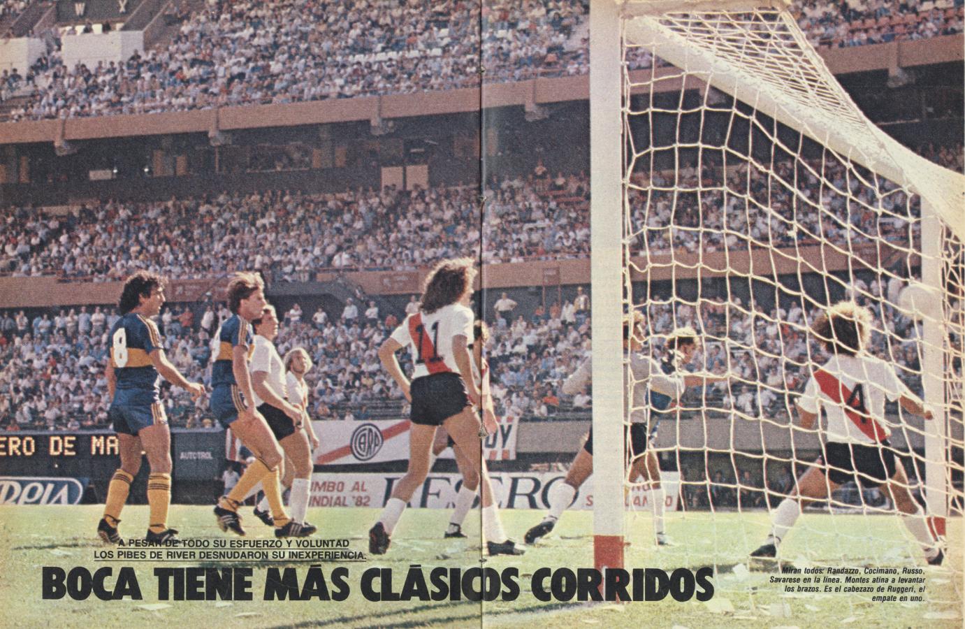 Imagen Histórico 5-1 de Boca ante River en el Monumental