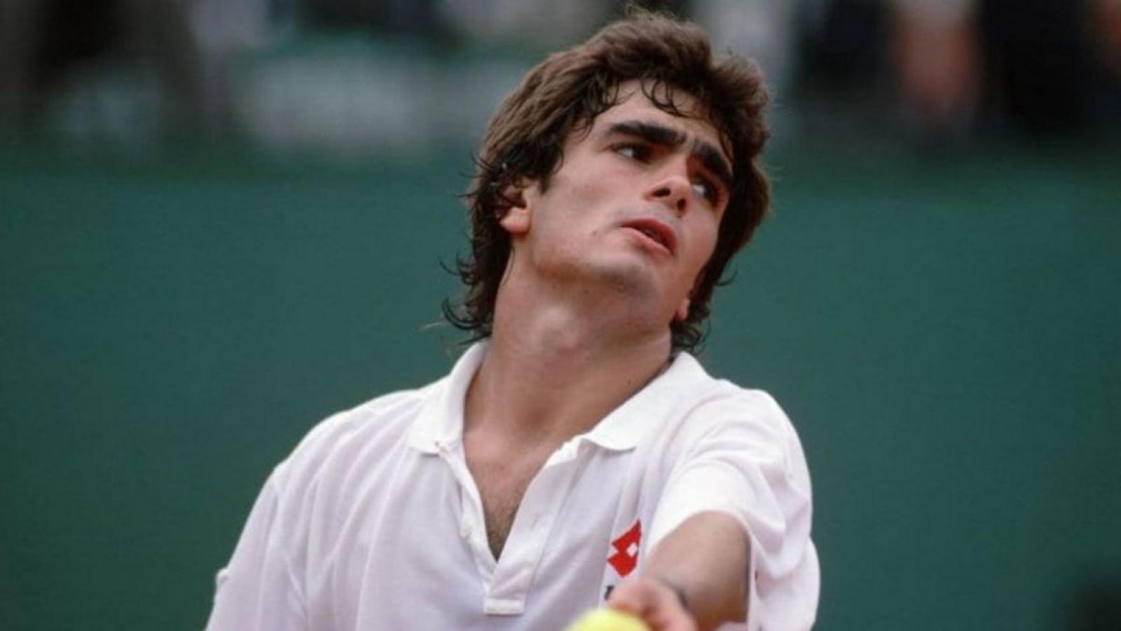 Imagen Guillermo Pérez Roldán, en su etapa como tenista profesional.