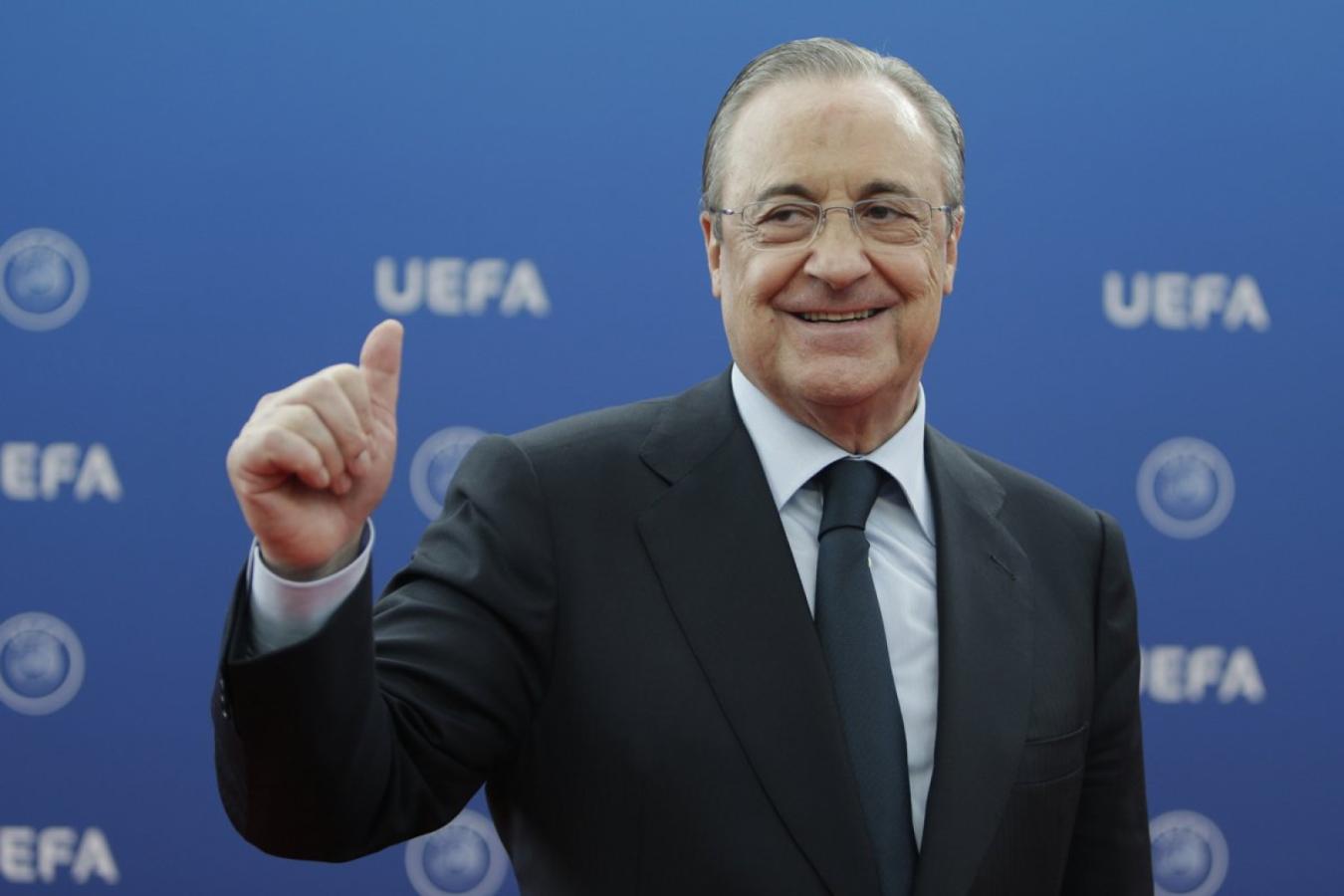 Imagen Florentino Pérez, presidente de Real Madrid, no está dispuesto a ceder jugadores para la cita de París.
