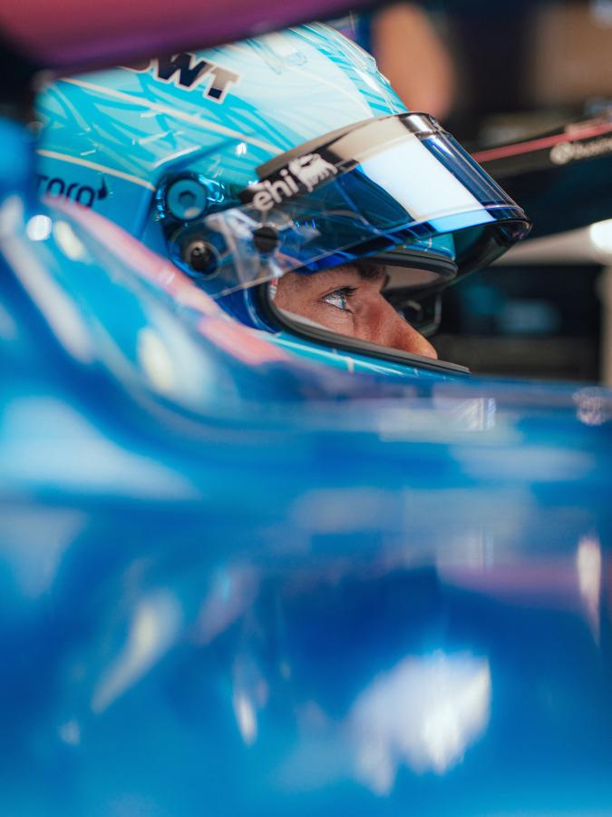 Imagen Gasly en la mañana del viernes: 57 vueltas, sexto tiempo y la mayor velocidad del día con 329,4 km/h.