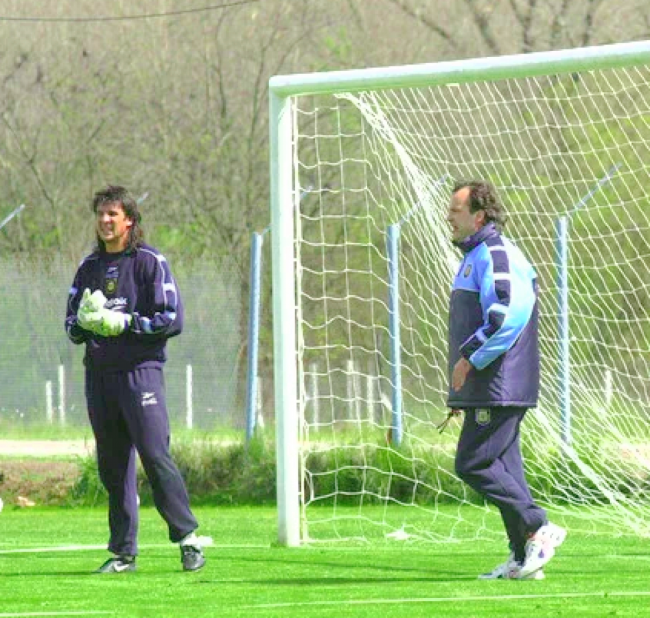 Imagen Burgos y Bielsa en la selección, admiración total.