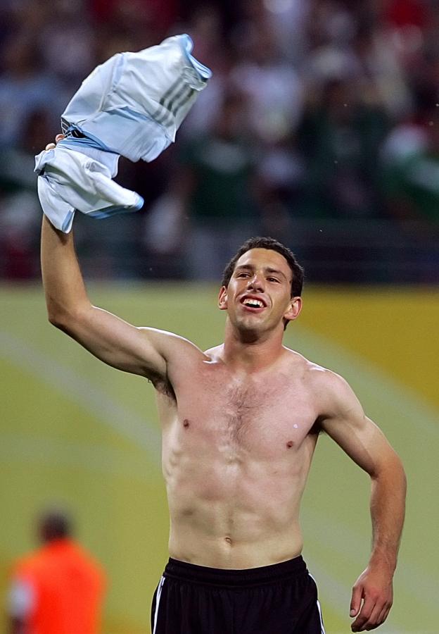Maxi Rodríguez dejó su huella en la Selección Argentina (AFP)