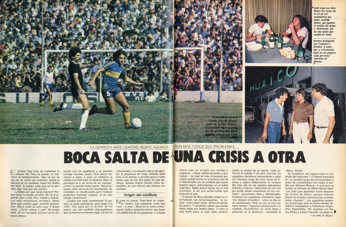 Imagen Boca - Central Norte de Salta (El Gráfico)