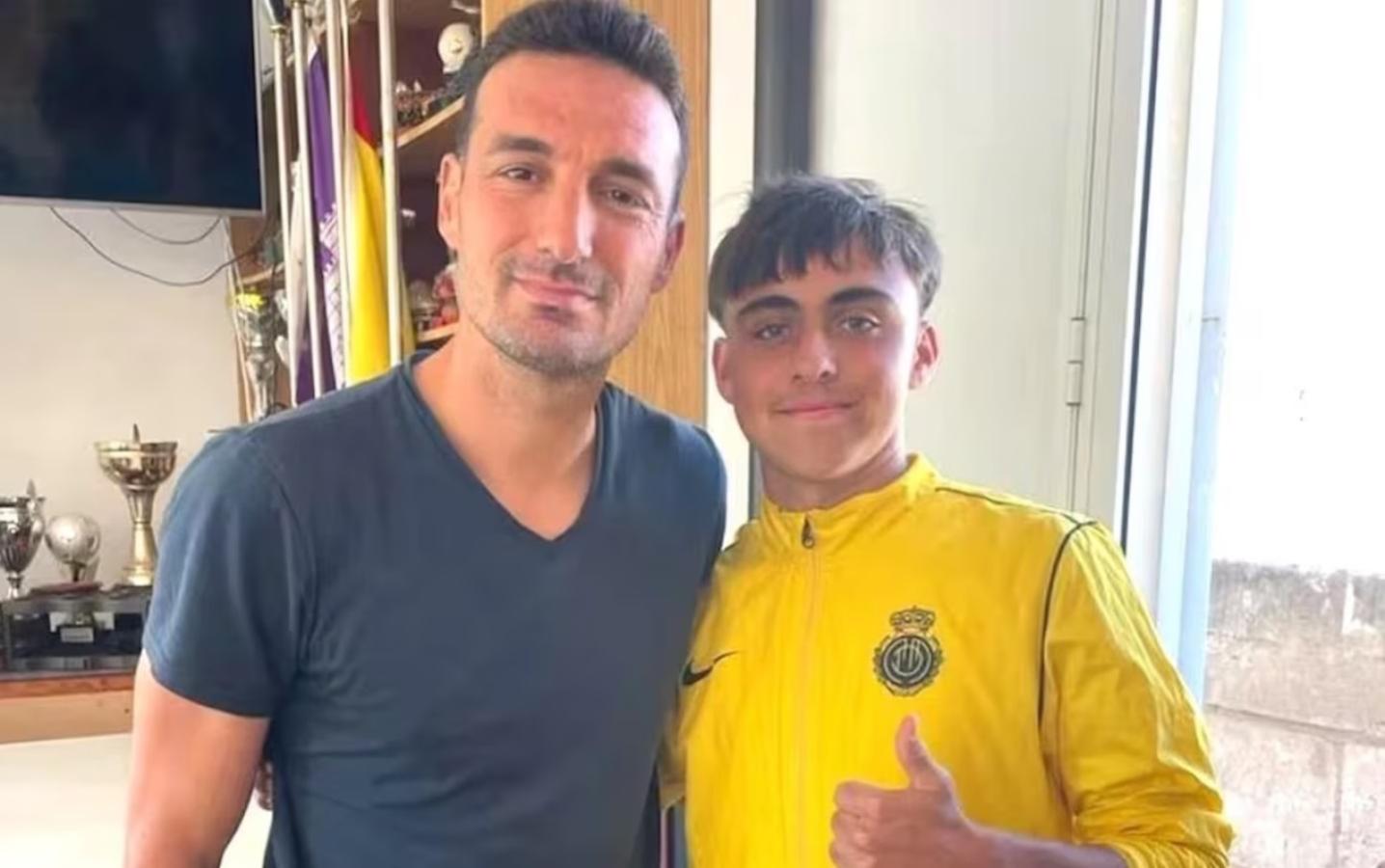 Imagen Scaloni y Woiski, un lazo que se fortaleció gracias a Mallorca.