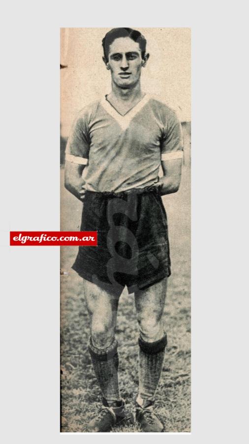 Imagen Borgnia, el autor del primer gol de Ferro.