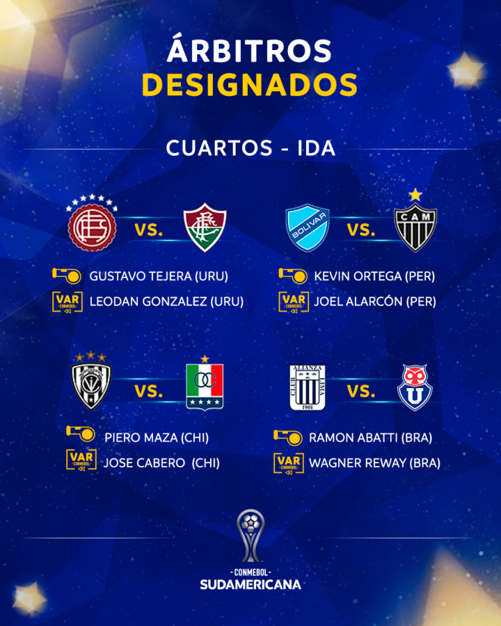 Imagen Los arbitros para la ida de los cuartos de final