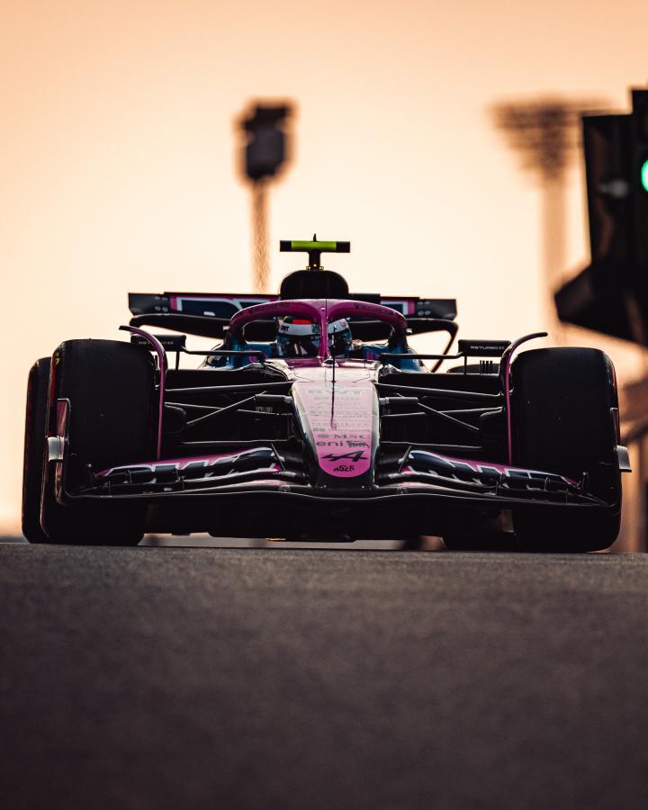 Imagen Alpine participa en los test de post temporada de Abu Dhabi.