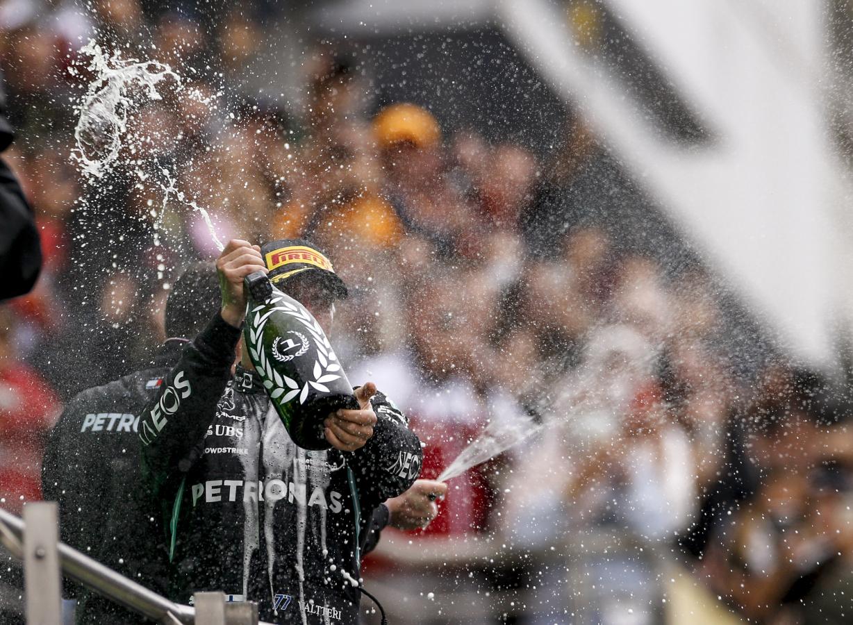 Imagen Bottas logró el 10° triunfo en la Fórmula 1 (DPPI / DPPI via AFP)