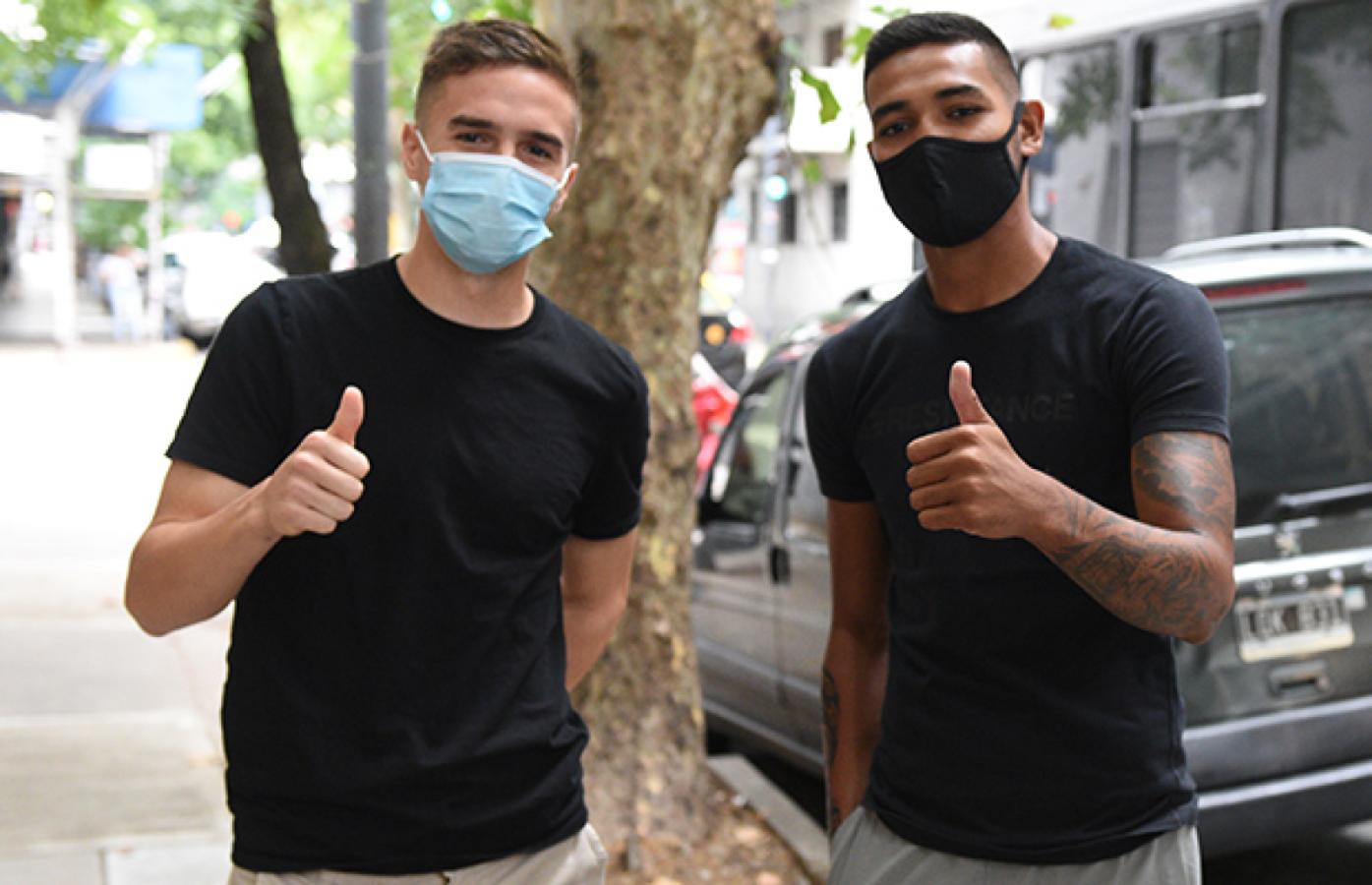 Imagen Palavecino y Martínez llegaron a River en el mismo mercado de pases en 2021. Foto: Prensa CARP.