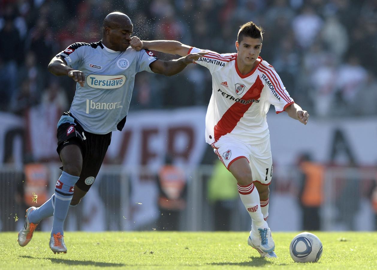 Imagen Erik Lamela comenzó su carrera deportiva en River. AFP.
