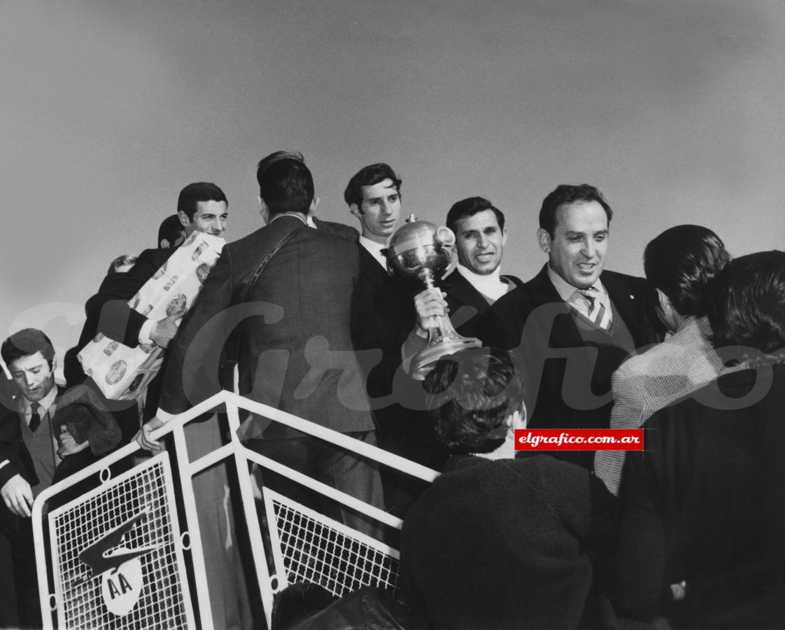 Imagen Recibimiento al Estudiantes Campeón de 1968.
