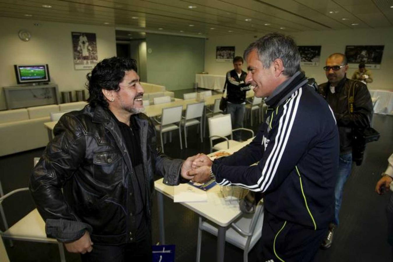 Imagen Diego y Mourinho, cuando el Luso dirigía al Real Madrid