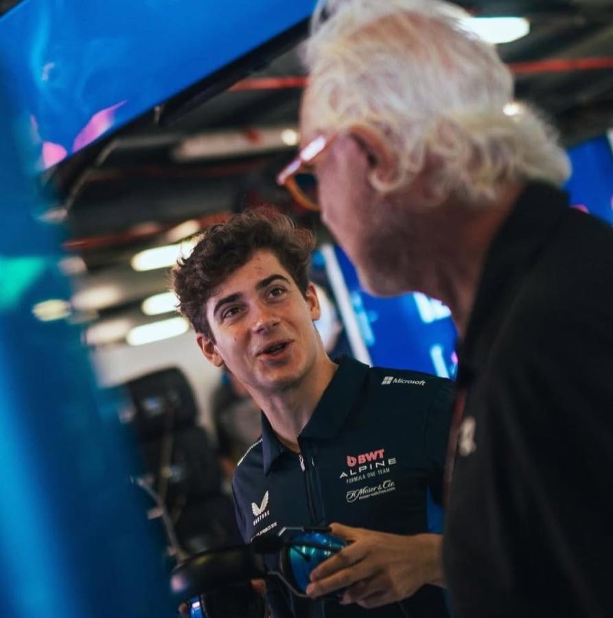 Imagen Colapinto recibió un fuerte apoyo de Briatore de cara al futuro.