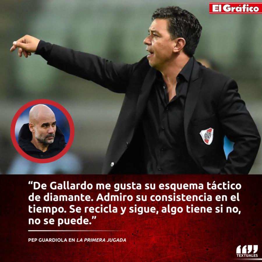 Imagen Guardiola sobre Gallardo