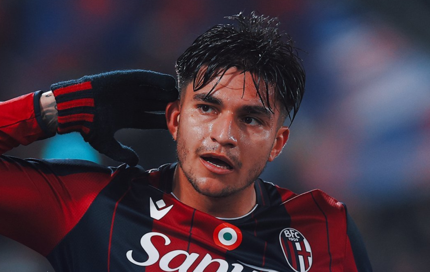 Imagen de Santiago Castro fue el héroe de Bologna en la Copa Italia