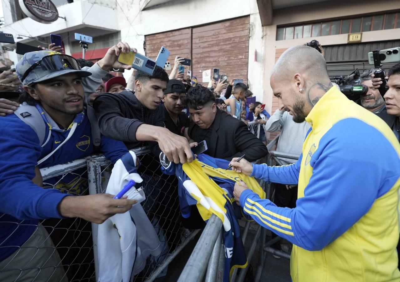 Imagen Darío Benedetto, la única figura fuerte de Boca en Bolivia.