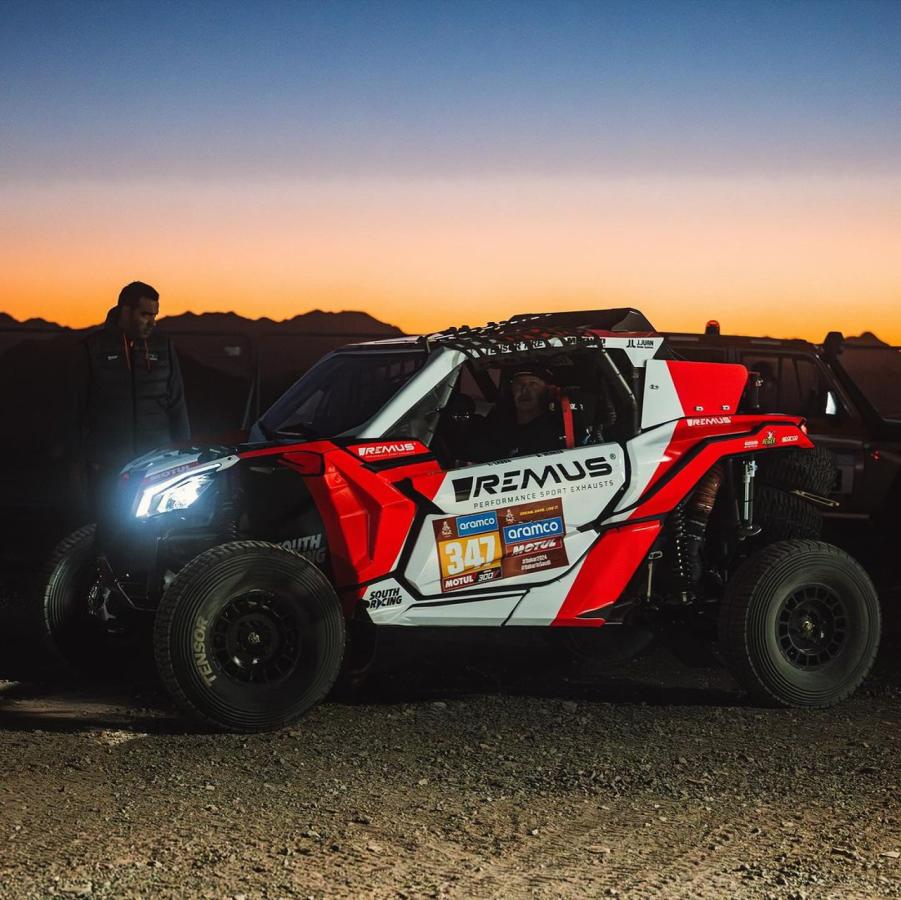 Imagen El auto de Lukas Lauda en el Dakar