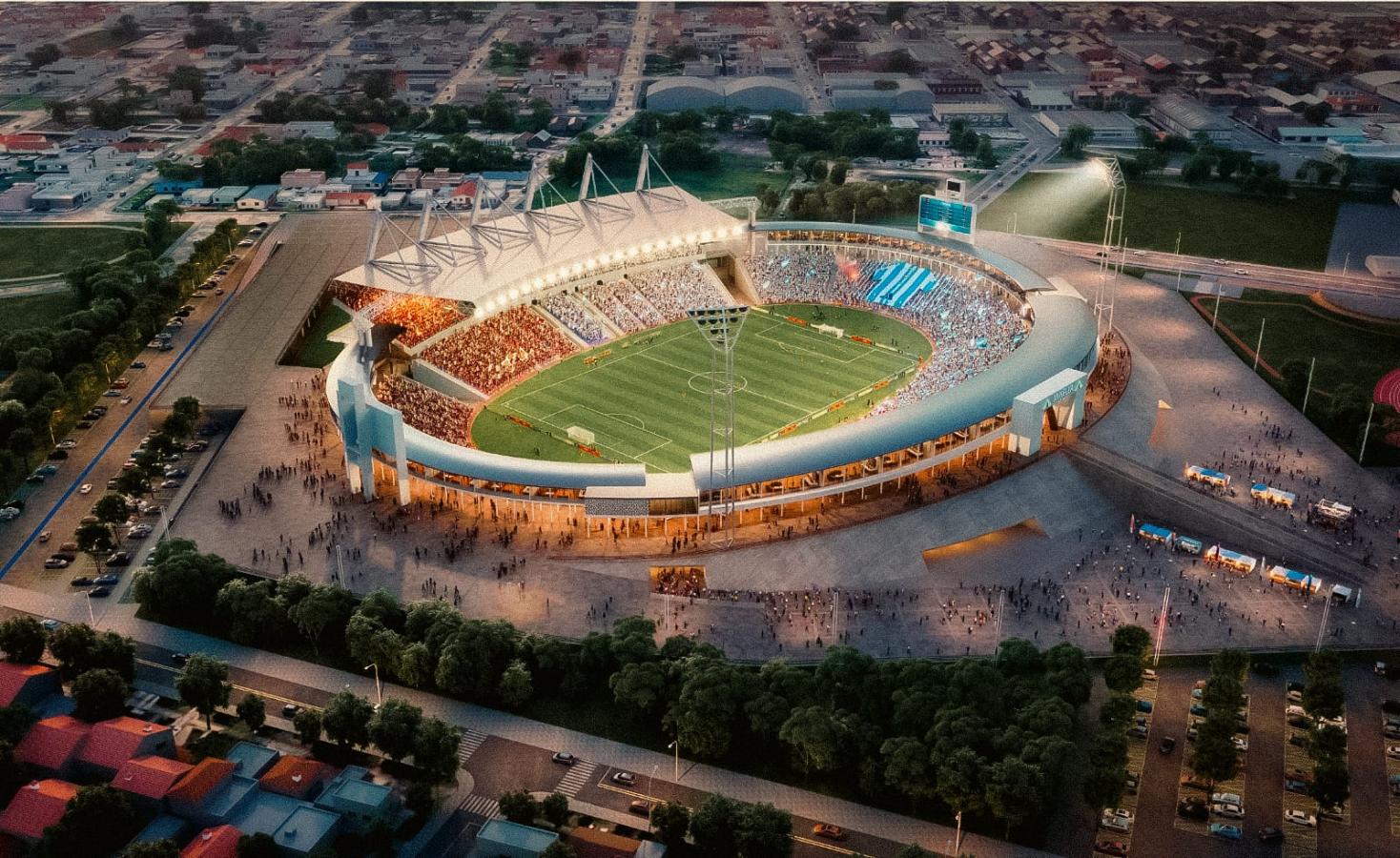 Imagen La modernización del estadio José María Minella.