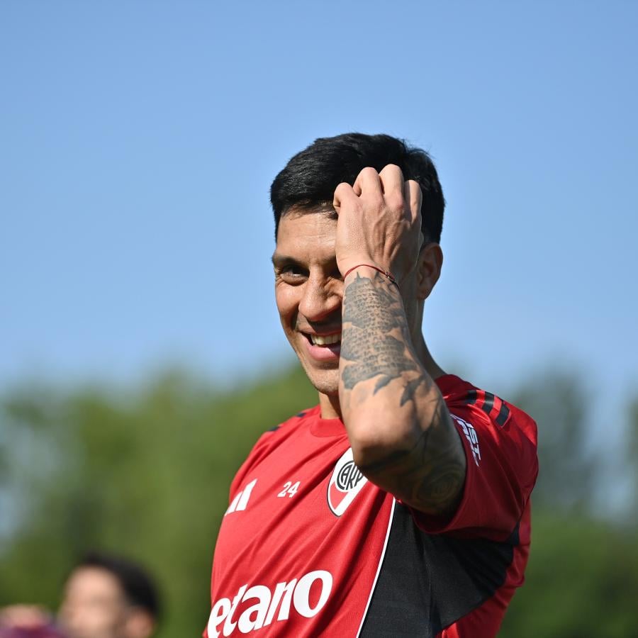 Imagen Enzo Pérez y River decidirán qué hacer con respecto al futuro a fin de año, tras hacer un balance.