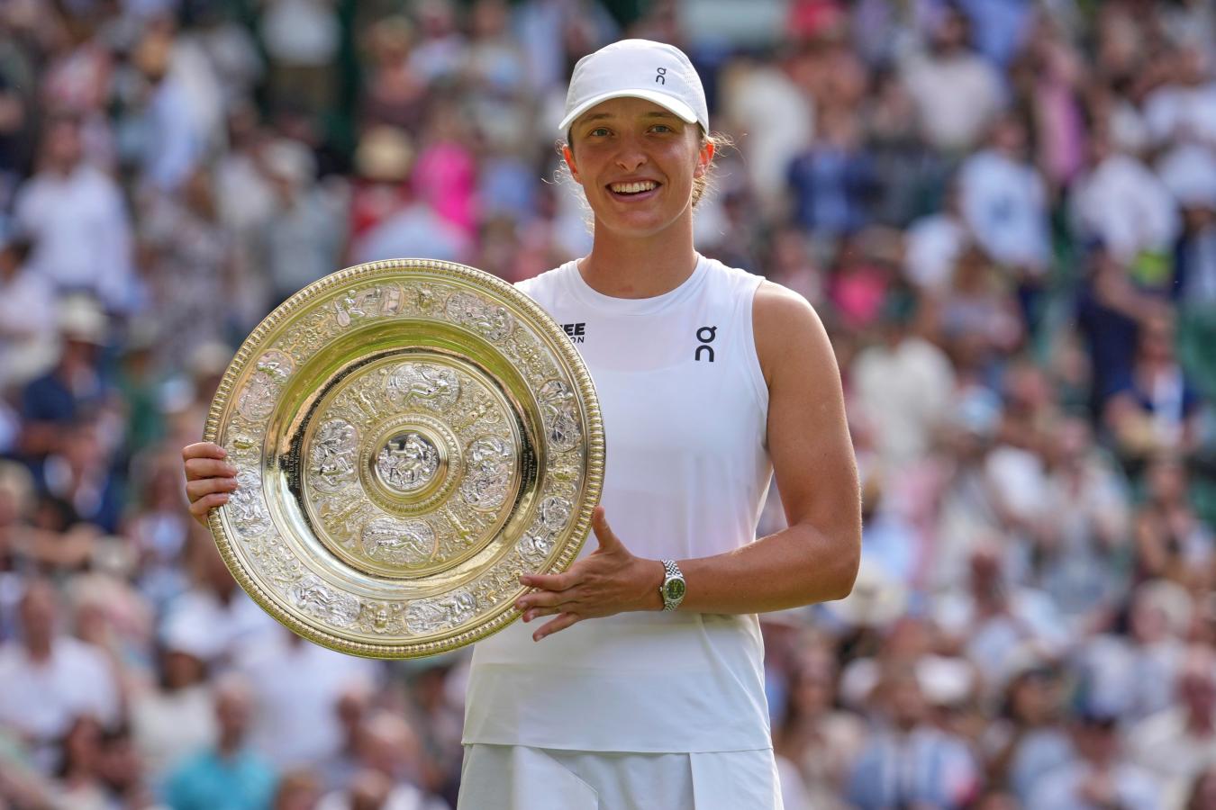 Imagen de Iga Swiatek venció por un doble 6-0 en la final a Amanda Anisimova y es la nueva reina de Wimbledon
