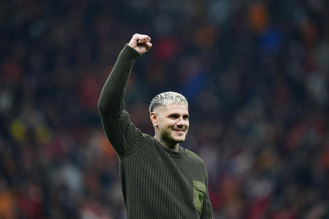 Imagen Mauro Icardi, ovacionado en el clásico de Turquía (AFP).