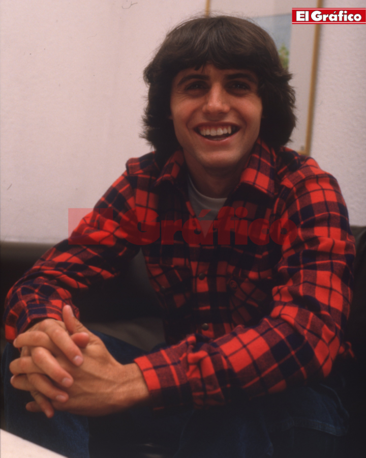 Imagen Hoyos, en una producción para El Gráfico, a mediados de los años 80.