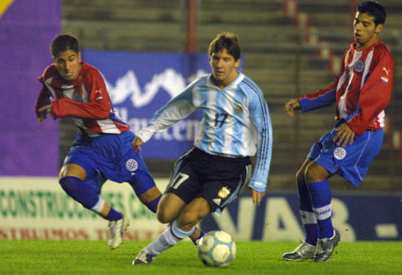 Imagen La primera vez de Messi: Argentina 8 - Paraguay 0 en 2004