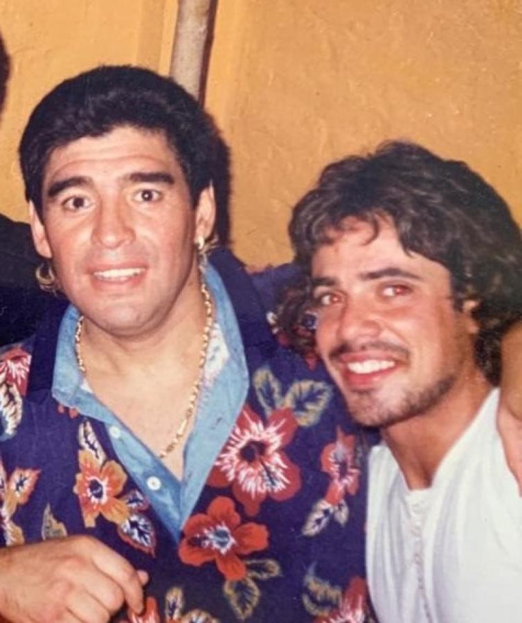 Imagen Luciano Castro vivió una relación muy profunda con Diego Maradona.
