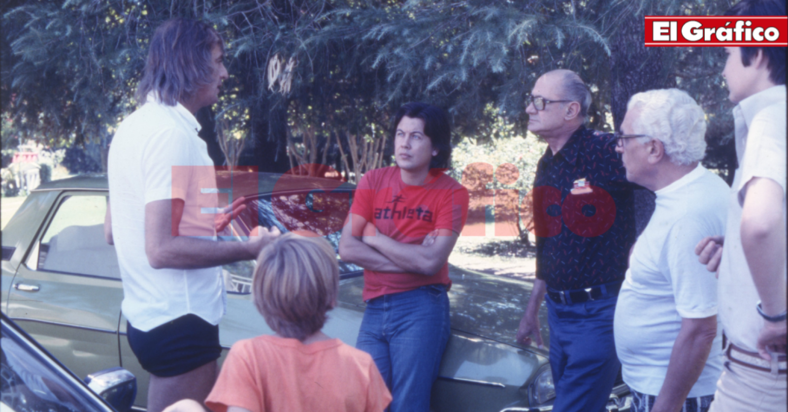 Imagen Guillermo, con César Luis Menotti, en 1979