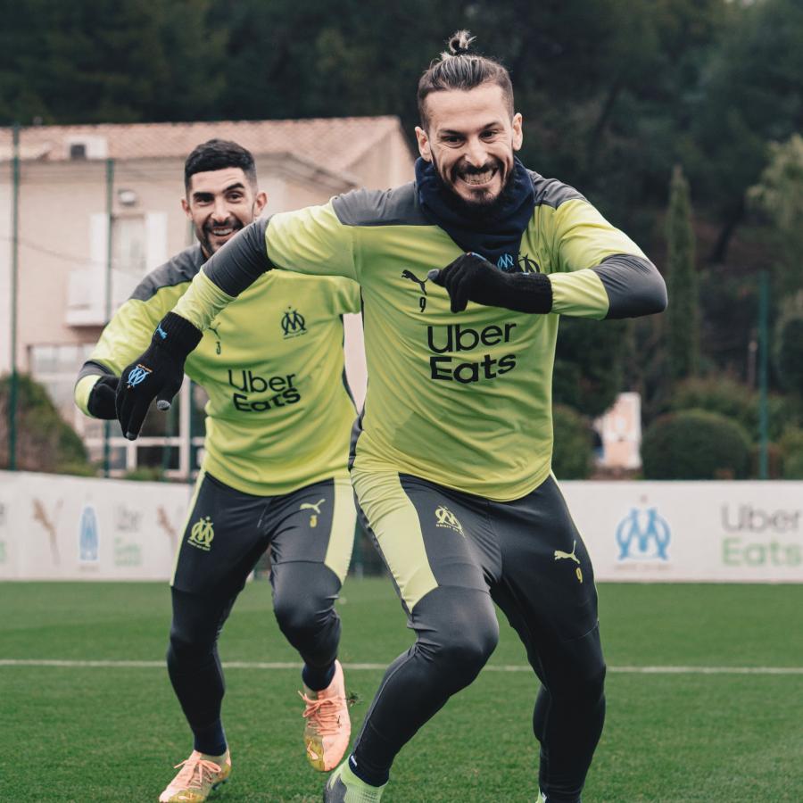 Imagen Benedetto en un entrenamiento marsellés. ¿Volverá a compartir plantel con Cristian Pavón?