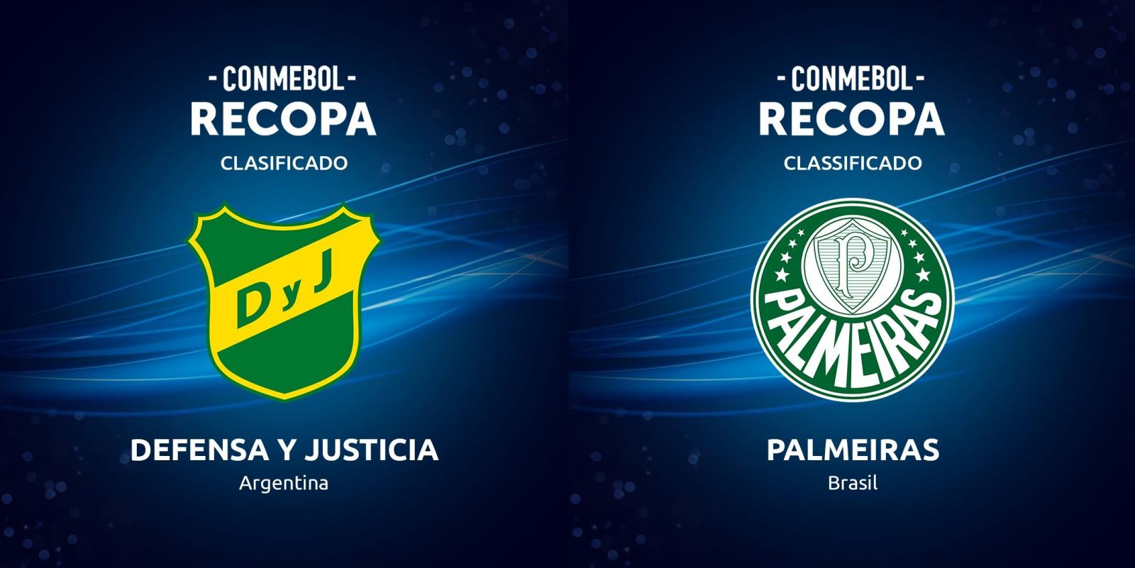 Imagen Defensa y Justicia y Palmeiras disputarán la Recopa Sudamericana.