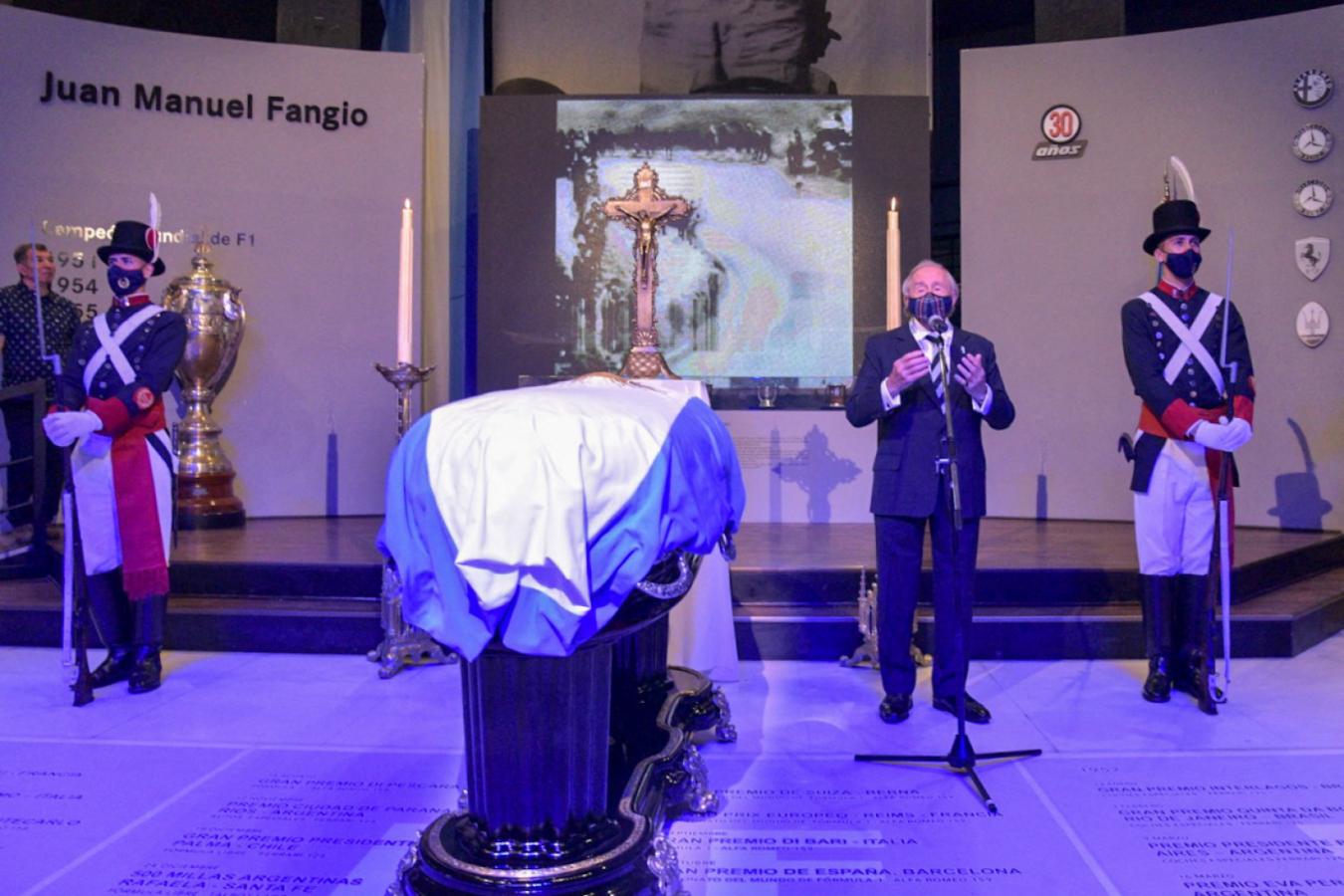 Imagen Los restos de Fangio descansan en un museo en Balcarce (Mara SOSTI / AFP)