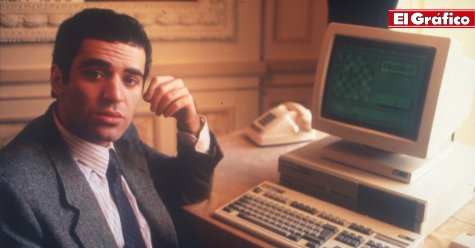 Imagen Garry Kasparov cayó en 1997 ante la computadora Deep Blue.