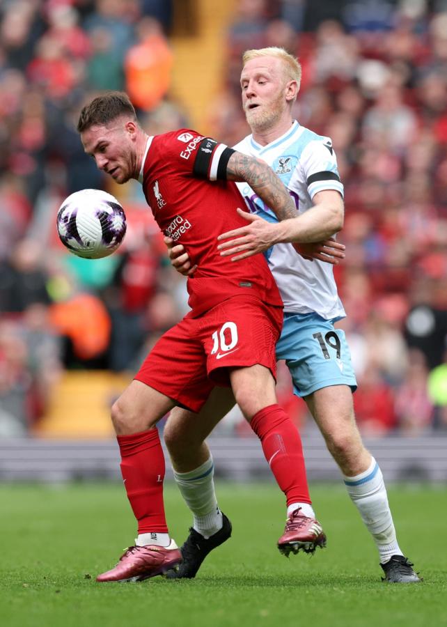 Imagen Alexis Mac Allister fue titular en la derrota de Liverpool (AFP).