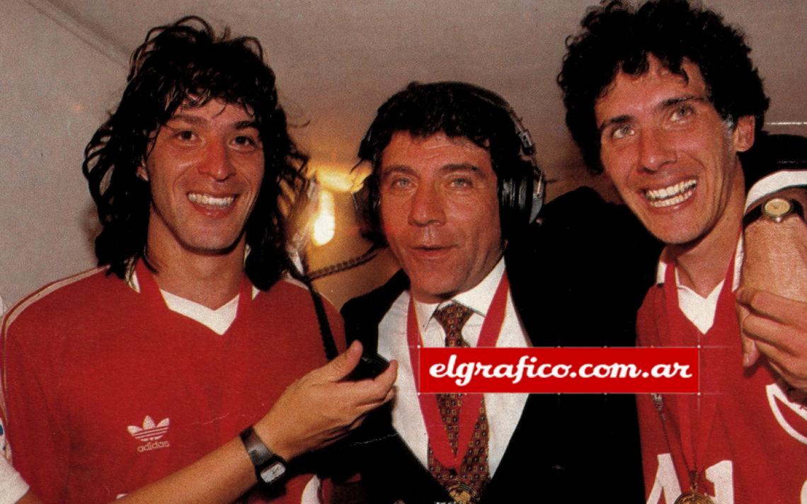 Imagen Brinidi junto a Garnero y Cagna.