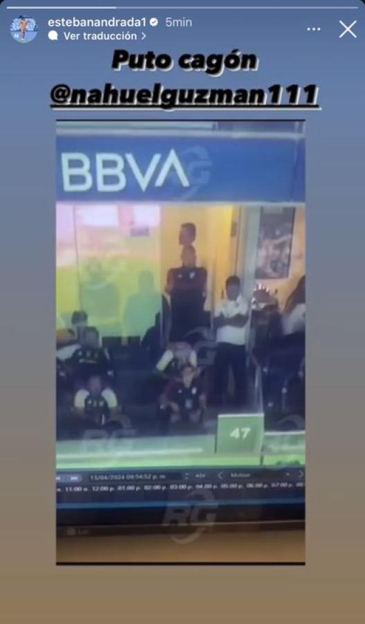 Imagen Andrada se descargó en sus redes sociales.